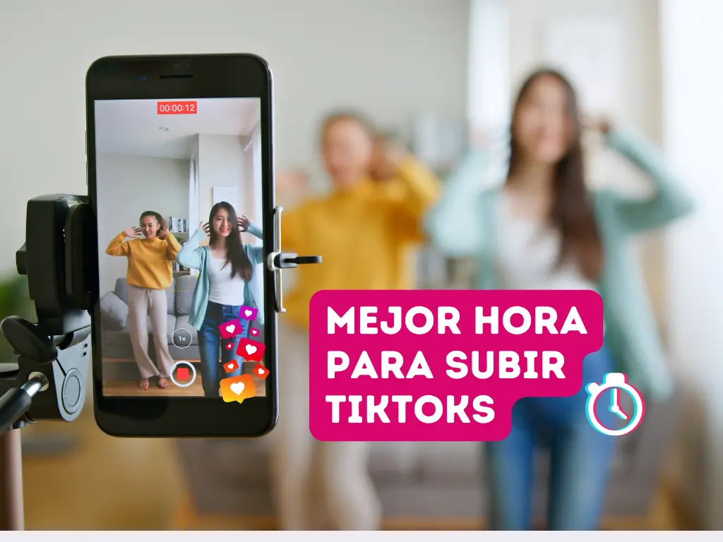 mejor hora para subir tiktoks