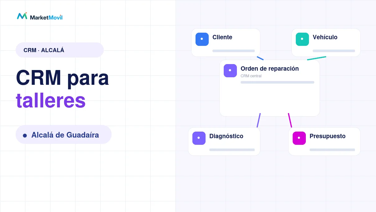 CRM para talleres en Alcalá de Guadaíra y gestión de órdenes de reparación